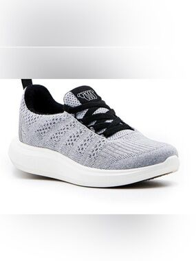 Woolloomooloo Australian Merino Wool Eden Sneakers Grey/Black Size 37 (US 6.5-7)